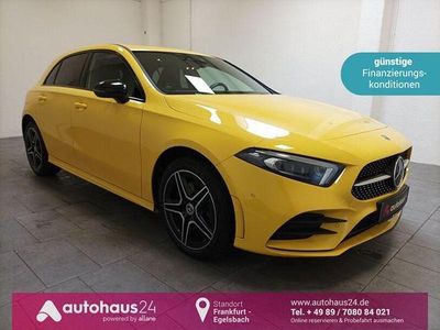 Usata Mercedes A250 AMG line 218 CV (160 kW) 2021 Giallo Berlina