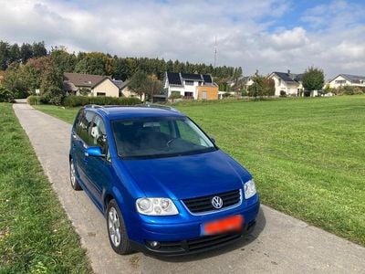 Gebraucht VW Touran Trendline 140 PS (102 kW) 2007 Blau Van / Kleinbus