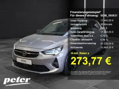 Gebraucht Opel Corsa GS Line 131 PS (96 kW) 2023 Kontrast grau/quarz silber Kleinwagen