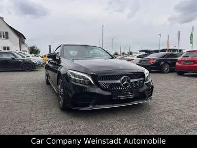Gebraucht Mercedes C200 AMG line 184 PS (135 kW) 2019 Schwarz Cabrio