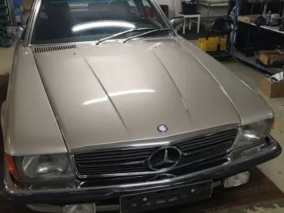 Gebraucht Mercedes SL300 180 PS (132 kW) 1987 Gold Cabrio