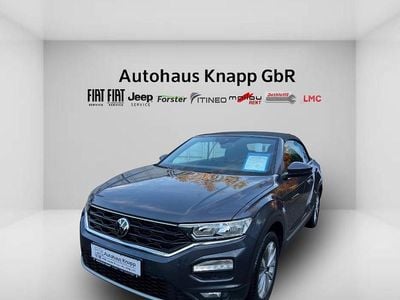Gebraucht VW T-Roc Cabriolet Style 150 PS (110 kW) 2021 Rauchgraumetallic Cabrio