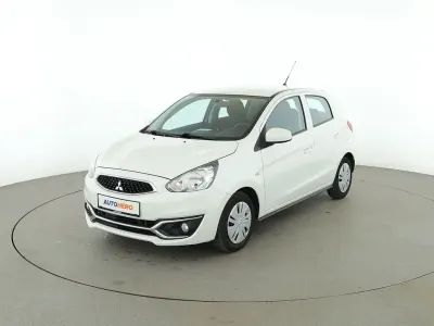Gebraucht Mitsubishi Space Star Diamant Edition 71 PS (52 kW) 2019 Weiß Kleinwagen