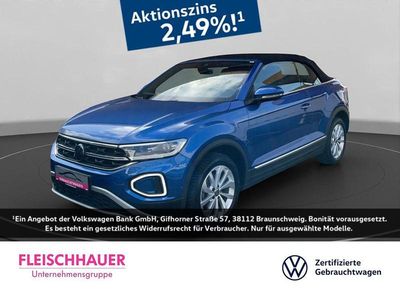 Gebraucht VW T-Roc Cabriolet Style 116 PS (85 kW) 2024 Blau Cabrio