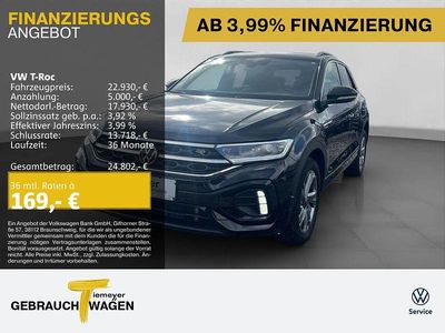 Gebraucht VW T-Roc Active 110 PS (80 kW) 2023 Schwarz SUV