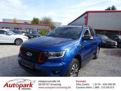 Saphirblau metallic, Gebraucht 2022 Ford Ranger Wildtrack Abholung | 32.850 € (Teuer)