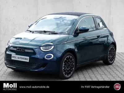 Gebraucht Fiat 500e La Prima 86 kW (118 PS) 2023 Colore esterno (ozean grün) Cabrio