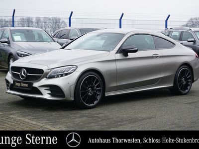 gebraucht Mercedes C200 Coupé AMG Line Plus Gurtbinger LED