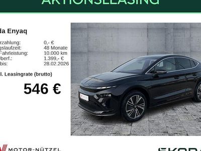 Schwarz Neu 2025 Skoda Enyaq iV SUV | 55.670 € (Fairer Preis)