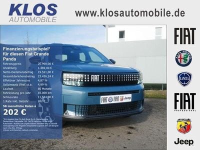 Neu Fiat Grande Panda Business 110 PS (80 kW) 2026 Blau Kleinwagen