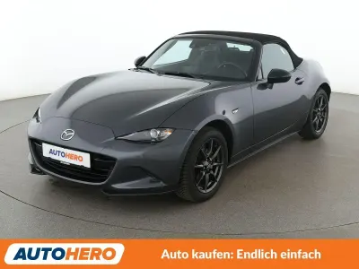 Second-hand Mazda MX5 Exclusive-Line 131 CP (96 kW) 2016 Gri Cabrio