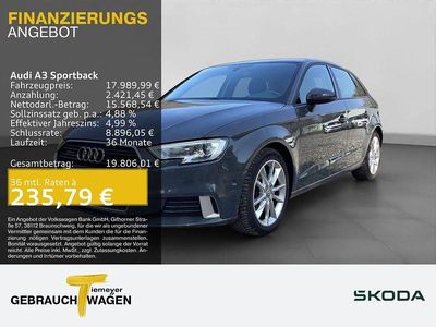 Gebraucht Audi A3 Business 190 PS (139 kW) 2018 Grau Limousine