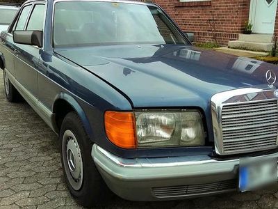 Brugt Mercedes E280 186 HK (136 kW) 1984 Blå Sedan