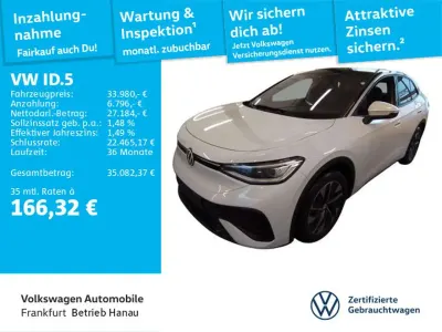 Gebraucht VW ID.5 Pure 125 kW (170 PS) 2025 2y gletscherweiß metallic SUV