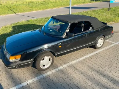 Gebraucht Saab 900 Cabriolet 126 PS (92 kW) 1991 Schwarz Cabrio