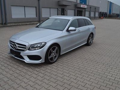 Gebraucht Mercedes C220 AMG line 170 PS (125 kW) 2016 Silber Kombi