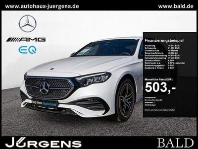 Gebraucht Mercedes E300 AMG 204 PS (150 kW) 2023 Manufaktur lack manufaktur opalithweiss bright Limousine