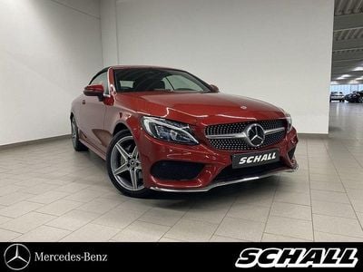 Rot Gebraucht 2017 Mercedes C220 AMG Cabrio | 31.999 € (Teuer)