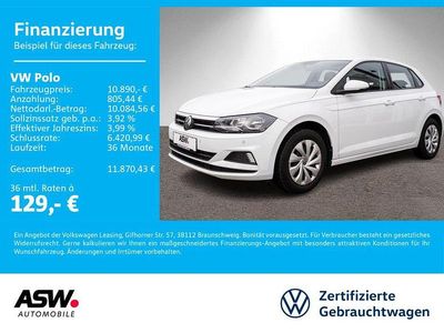 Gebraucht VW Polo Comfortline 80 PS (58 kW) 2021 Pure white Limousine