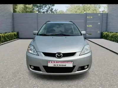 Gebraucht Mazda 5 110 PS (80 kW) 2006 Silber Van / Kleinbus