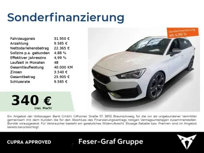 Second-hand Cupra Leon VZ 310 CP (228 kW) 2024 Alb Break