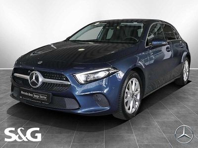 Usata Mercedes A200 Progressive 163 CV (119 kW) 2021 Blu Berlina