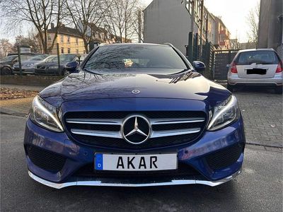 Gebraucht Mercedes C180 AMG line 156 PS (114 kW) 2017 Blau Kombi
