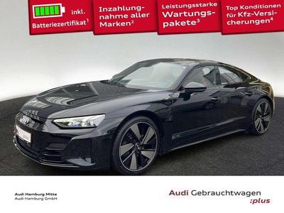 Mythosschwarz metallic Gebraucht 2022 Audi e-tron GT quattro Ambiente Limousine | 63.880 € (Teuer)