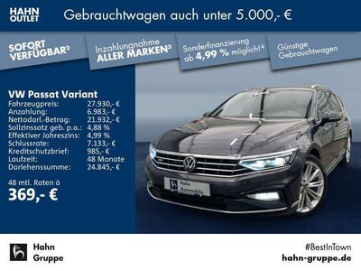 gebraucht VW Passat Variant 2.0 TDI DSG R-Line AHK Leder ACC