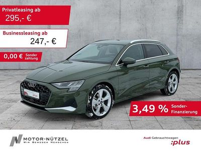 Distriktgrün metallic Gebraucht 2025 Audi A3 Advanced Limousine | 33.630 € (Guter Preis)