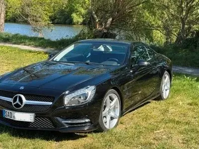 Occasion Mercedes SL500 AMG line 435 ch (319 kW) 2014 Noir Cabriolet