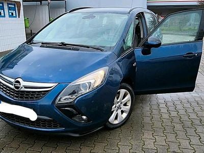 Usata Opel Zafira Tourer 140 CV (102 kW) 2012 Blu Monovolume