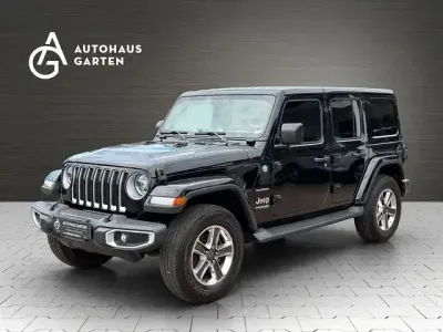 Gebraucht Jeep Wrangler Sahara 272 PS (200 kW) 2019 Schwarz SUV