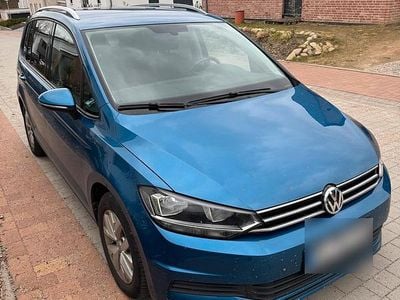 Gebraucht VW Touran Comfortline 116 PS (85 kW) 2020 Blau Van / Kleinbus