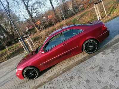 Brugt Mercedes CLK220 150 HK (110 kW) 2007 Rød Coupe