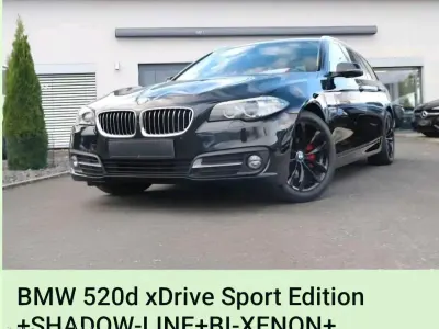 Gebraucht BMW 520 Shadowline 190 PS (139 kW) 2015 Schwarz Kombi