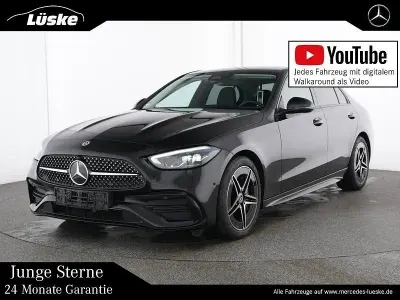 Gebraucht Mercedes C180 AMG line 170 PS (125 kW) 2025 Obsidianschwarz Limousine