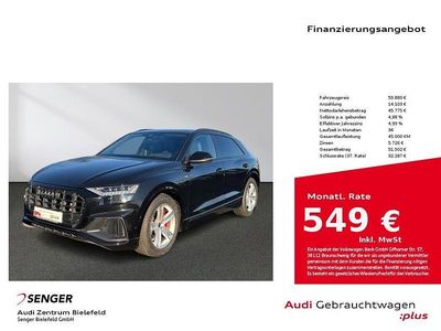 Mythosschwarz metallic Gebraucht 2022 Audi Q8 Ambiente SUV | 59.880 € (Fairer Preis)
