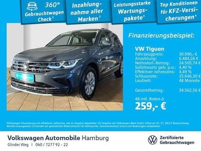 Grau Gebraucht 2023 VW Tiguan Elegance SUV | 30.990 € (Fairer Preis)