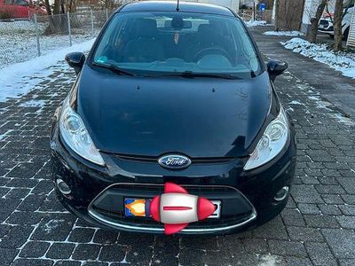 Gebraucht Ford Fiesta Titanium 82 PS (60 kW) 2011 Schwarz Kleinwagen