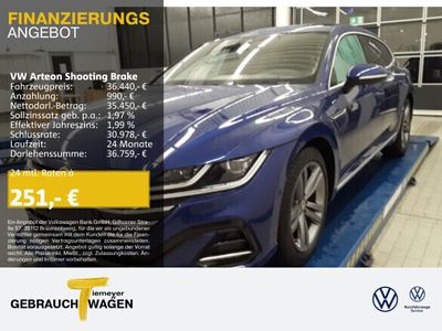 Second-hand VW Arteon R-line 200 CP (147 kW) 2023 Albastru Break