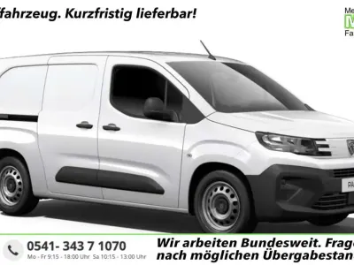 Neu Peugeot Partner 131 PS (96 kW) 2026 Kaolin weiß Van / Kleinbus