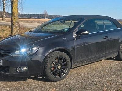 Gebraucht VW Golf Cabriolet 105 PS (77 kW) 2012 Schwarz Cabrio