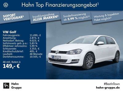 gebraucht VW Golf VII 1.2TSI Allstar Tempomat PDCv/h Sitzh