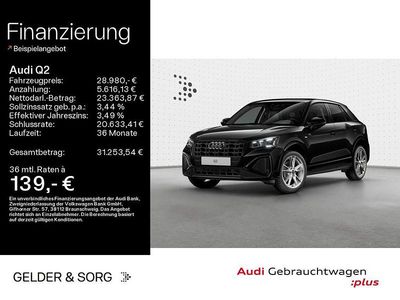 Gebraucht Audi Q2 S-Line 116 PS (85 kW) 2025 Schwarz SUV
