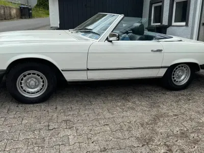 Gebraucht Mercedes SL380 210 PS (154 kW) 1985 Weiß Cabrio