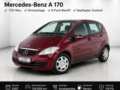 Brugt Mercedes A170 116 HK (85 kW) 2009 Rød Hatchback