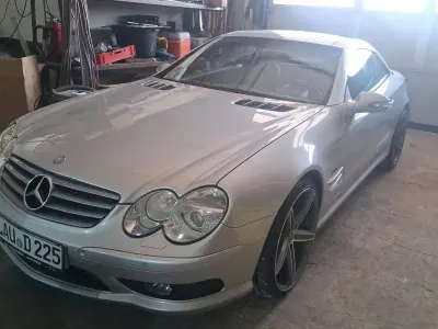 Gebraucht Mercedes SL500 306 PS (225 kW) 2001 Silber Cabrio