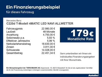 Gebraucht Mercedes C220 194 PS (142 kW) 2020 Grau Kombi