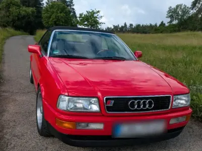 Gebraucht Audi Cabriolet Basis 133 PS (97 kW) 1993 Rot Cabrio